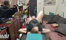 I got tied up and pounded hard on the massage table