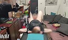 I got tied up and pounded hard on the massage table