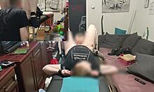 I got tied up and pounded hard on the massage table