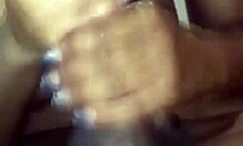 Wife Gives Intense Handjob And Sucking To Monster Cock Until Cumshot!