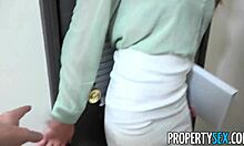 propertysex - sexy young agent seduces client with tight pussy