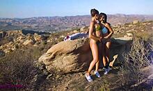 Asian lesbo ember snow seduces ebony teen michelle anderson with licking and fingering 😏