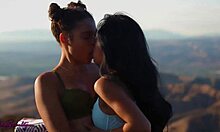 Asian lesbo ember snow seduces ebony teen michelle anderson with licking and fingering 😏