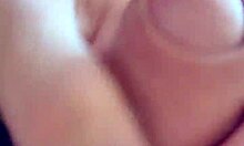 Look at this close-up of a big dick and feet!