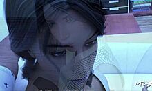 anime babe fucks her girlfriend after dinner in acting lesson