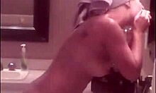 Hidden Spy on Sexy Wife in Bathroom