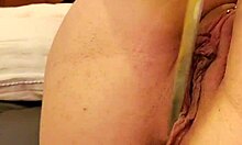 I watched this teen with tattoos and piercings shove knives into her tight holes for BDSM play.