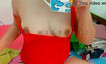 Milf shows off her big ass