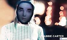 Huge tit geek lesbian and girlfriend roleplaying