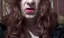 I love giving myself machine masturbation as a shy crossdresser