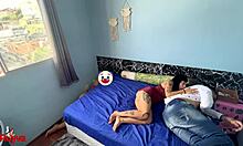 Vampira40 bends over for hardcore doggystyle with cuckold watching