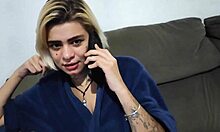 Young girl pays electrician with blowjob and sex