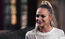 Huge tit geek lesbian and girlfriend roleplaying