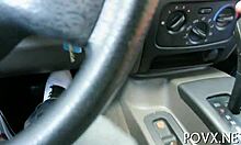 Unshaved pussy receives cumshots during rough fucking