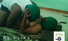 tamil young girl having sex with her boyfriend in the room, sucking and licking those big tits