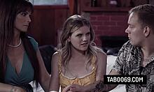 Girlfriend Nikki Sweet Records Tape With Boyfriend And Stepmom Syren De Mer