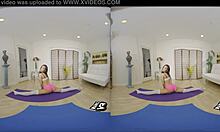 Hot asian yoga girl riding your monster cock in vr