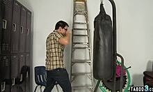 Stepbro's Strength Makes Petite Stepsister Ashley Stone's Pussy Wet