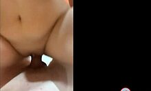 Young chick with small tits surrenders to boyfriend's demands!