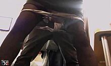 I fucked that french milf in her satin panties doggystyle