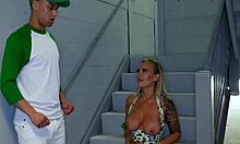 Elana Bunnz craves to ride stepbro's lucky charm hard