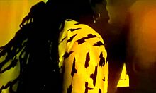 claudia calls me in the bathroom, sucks me off, and takes it in her ass