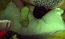 In this amateur video, a brunette girl enjoys facesitting her partner in casual fetish play