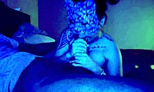 asian teen gives sloppy blowjob with big tits 😘