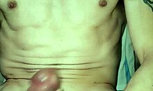 Masturbating for my best friend transvestite like me