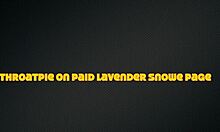 Cum on lips in headlock bdsm handlebar throatpie