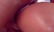 Asian Stepdaughter Christina Aguchi Spreads Pussy For Father-In-Law's Anal Fucking