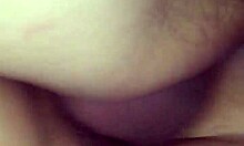 Amateur woman records herself feeling very hot