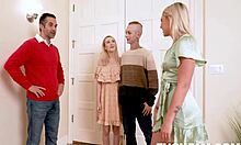 Sweet sophia and kelsey kane tease donnie rock and jimmy collins with petite bodies and big tits