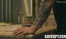 Kyle Fletcher and Brock Kniles get cream filled in doggystyle with big cocks! 😈