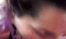 blonde deepthroats friend's cock till cum