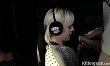 Cum slut blonde Loz Lorrimar dogging at night!