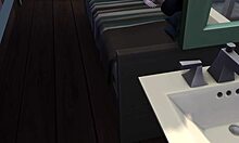 Naughty girlfriend sneaks a suck on sleeping boyfriend