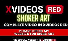 Finishing the little grey alien with dildo art fun