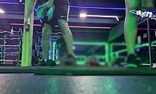 Beautiful gym girl asks for car ride in exchange for wet pussy gift