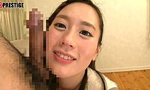 Passionate Japanese blowjob ignites deep emotions with toys