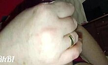 closeup handjob and release