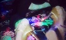 Sharon, a 40-year-old receptionist, rushes home to dress as a slut for her husband to lick her ass