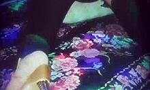 Sharon, a 40-year-old receptionist, rushes home to dress as a slut for her husband to lick her ass