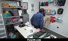 emma starletto handcuffed and fucked by security officer - perp4k