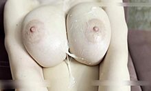 Licking Massive Natural Tits with Wild Desire