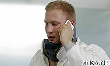 lusty brunette zuzana enjoys wet blowjob 😏