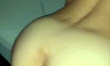 young girlfriend gets doggystyle from friend's big cock in amateur scene