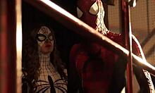 Spiderman XXX parody with Dani Daniels in steamy scene 4