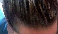 cum eater blonde enjoys blowjob with friend and girlfriend in slutty action