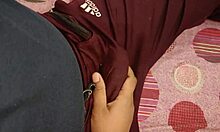 I enjoyed my Indian desi babe in doggy style with step-brother, creampie in stockings.